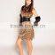 Party Carnival leopard print dress sexy animal cosplay costume for sex