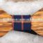 Vintage Scotland Stripe Wooden/Wood Bow Tie For Men's Gift