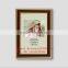 Modern gold and silver plated PS plastic picture frame for your picture