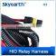 Automotive car hid and led harness wiring auto harness wire harness manufacturers