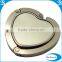 Customized China heart purse holder with shiny nickel
