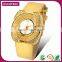 2016 Latest Selling Product Gold Leather Factory Watch