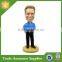 Souvenir Gift Handmade Custom Resin Crafts Bobble Head Lincoln
