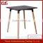 Wood Furniture Square MDF Legs Dining Room Table