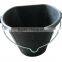 Tyre rubber flat-sided buckets 18L