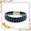 Alibaba wholesale flat leather bracelet for ladies with charming clasp