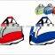 polyester sport gym bag with handle and shoulder strap