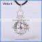 Copper Musical Sound Bell Ball Mexico Angel Women Pregnancy Hollow Chime Box Cage Necklace Openable Pendant BAC-M007