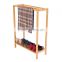 high quality new design bamboo multifunction clothes drying rack and shoes shoes display rack towel rack wholesale