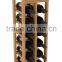 New Design Column Display Bamboo Wine Rack Hot Sale Bamboo Wine Stand Wholesale