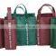 Envirnmental pvc wine bag non woven tote bag for promotion