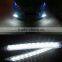 Universal Transparent Black shell Silicone Auto Daytime Running Light 12SMD 33CM Flexible Led DRL
