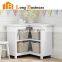 LB-VW5080 Simple style wooden corner bookcase furniture for sale