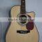 Weifang Rebon D45 cutaway body solid top acoustic guitar