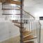 stainless steel timber spiral staircase