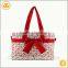 High quality durable fashion mummy chintz cotton handbag baby diaper wet bag