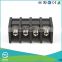 UTL 25A 300V Black 10mm Bakelite Screw Electrical Connector Strips Terminal Block