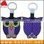 Shenzhen wholesale silicone key chain, beautiful design custom pvc keychain with logo