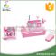Girls plastic battery operated toy sewing machine with light and music