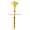 kids toy cute inflatable stick giraffe,inflatable riding giraffe