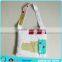 2015 new fashion towel material swim beach bag with carry straps