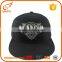 Fashion funny flat bill simple embroidery blank brushed snapback caps