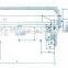 prefabricated steel structure building with overhead cranes