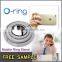 O-ring cheap Reusable Sticky plastic Finger ring holder For cell Phone