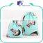 Wholesale colorful cotton canvas drawstring bag for kids