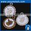 2015 promotional custom gold silver metal blank dog tag necklace
