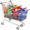 Fashionable 4 shopping trolley bags,foldable cart folding grocery reusable supermarket carry bag