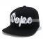 High Quality Snapback hat hiphop baseball cap with OEM custom logo DO PE plain