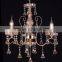 WD-1840-3/5/8 LED Elegant Cognac Color K9 Grade A Crystal Candle Chandelier