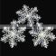 Latest Arrival simple design Christmas snowflake White decoration Factory-made with many colors