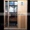 3 person luxury 2-IN-1 combination infrared sauna with carbon heater and full spectrum heater together