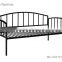 New Style Modern Single Black Metal Indoor Daybed /Metal Slat Base/metal sofa bed cheap with high quality