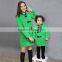 Mother and baby beautiful wool girl winter coats