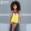 Balneaire new arrival sexy yellow color child models girls in bikini, kids girls swimwear