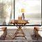 Wooden frame wood design solid wood dining chair