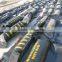 Solid floating oil rubber boom