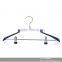 The HEAD metal suit hanger with eco-friendly blue rubber paint coating and metal clips