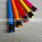 China low price products Solid color barrel, black neb and clip promotional logo plastic pen