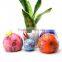 Ball shape decorative christmas tin box/ double tin/christmas gift box