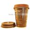 Disposable customied 800ml ripple wall coffee cup flexo/ offset printed