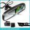 Manufacturing car interior mirror touch screen mirror with 2-videos input OEM bracket