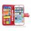 PU wallet with chain for iphone 6s case, for iphone 6 6s case