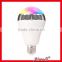 2015 hot sales LED Music Bulb Bluetooth Speaker for IOS Android