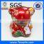 Cheap Custom Made Metal Christmas Tin Box, Christmas Metal Gift Tin Bear Shaped Boxes