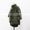 Factry High Quality Green Color Real Mink Fur Coat For women