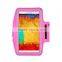 Neoprene sports jogging armband with key hole sports armband case